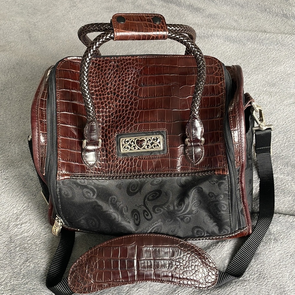 Brighton Brown and Black Travel Bag